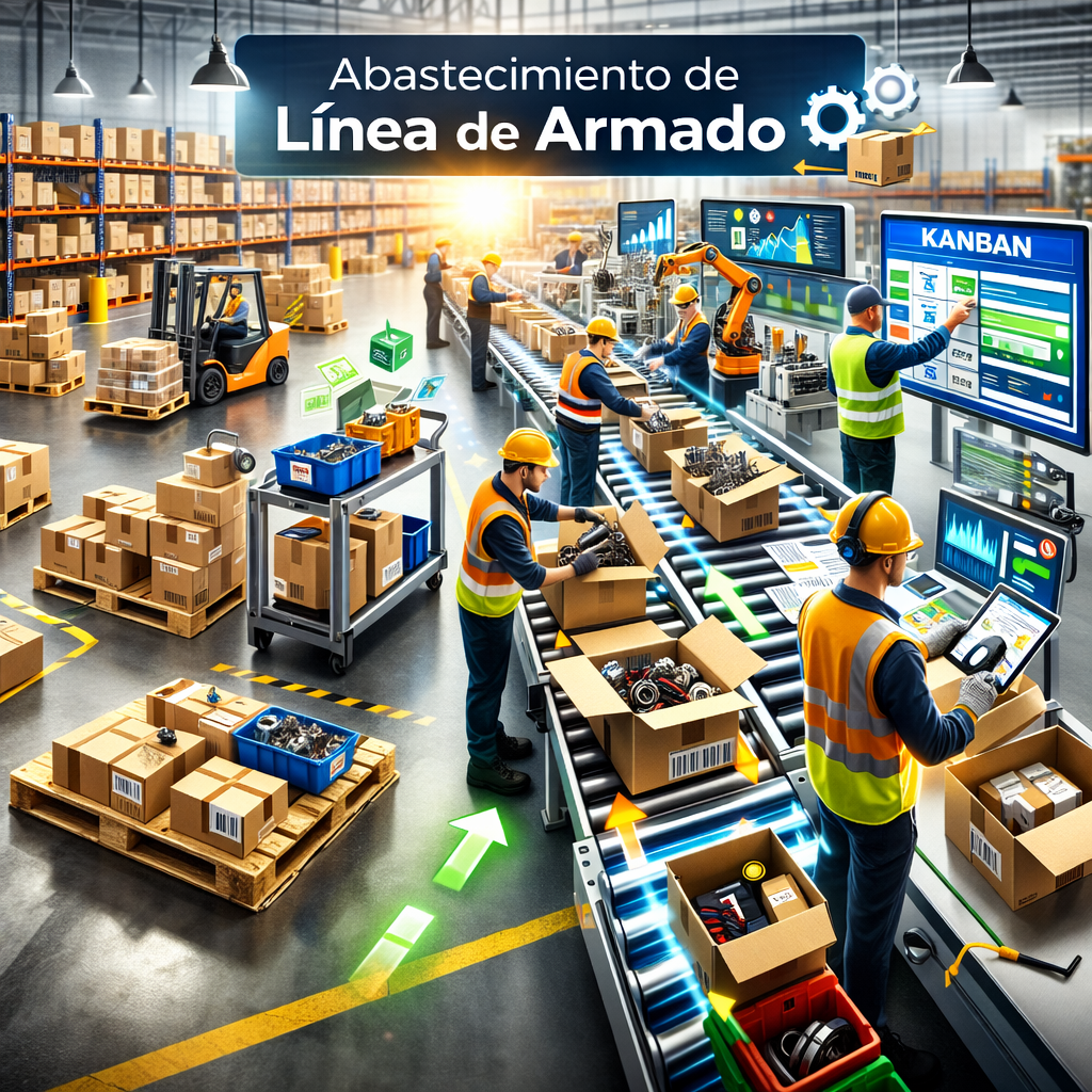 Planificación del abastecimiento de línea de armado: precisión, oportunidad y control